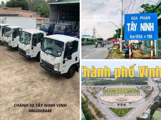 Chành xe chuyển hàng Tây Ninh Vinh