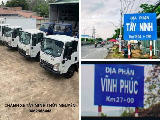 Chành xe chuyển hàng Tây Ninh Vĩnh Phúc