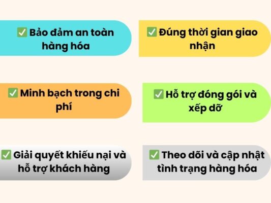 Trách nhiệm của chành xe chuyển hàng Tây Ninh Bến Tre