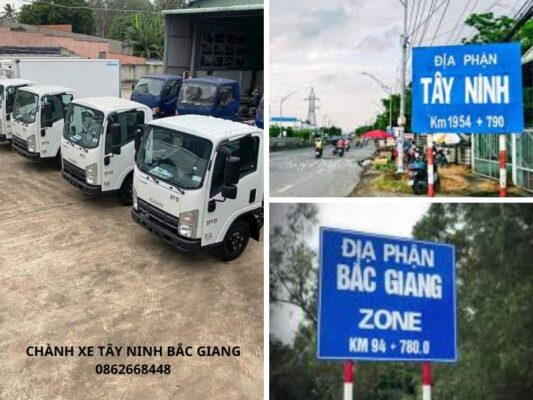 Chành xe chuyển hàng Tây Ninh Bắc Giang