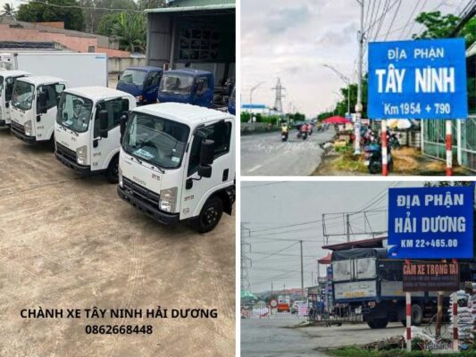 Chành xe chuyển hàng Tây Ninh Hải Dương