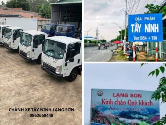 Chành xe chuyển hàng Tây Ninh Lạng Sơn