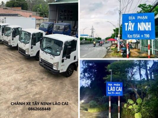 Chành xe chuyển hàng Tây Ninh Lào Cai