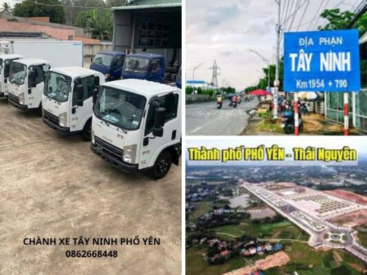 Chành xe chuyển hàng Tây Ninh Phổ Yên