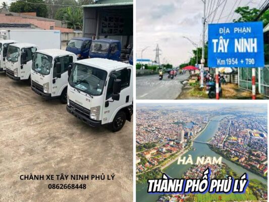 Chành xe chuyển hàng Tây Ninh Phủ Lý