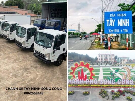 Chành xe chuyển hàng Tây Ninh Sông Công