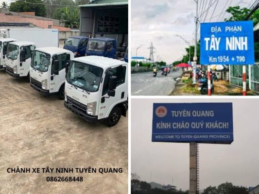 Chành xe chuyển hàng Tây Ninh Tuyên Quang
