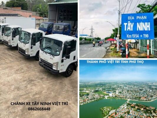 Chành xe chuyển hàng Tây Ninh Việt Trì
