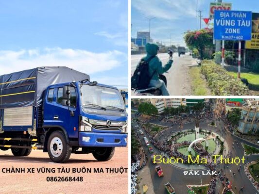 Chành xe chuyển hàng Vũng Tàu Buôn Ma Thuột
