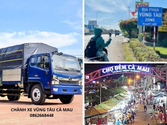 Chành xe chuyển hàng Vũng Tàu Cà Mau
