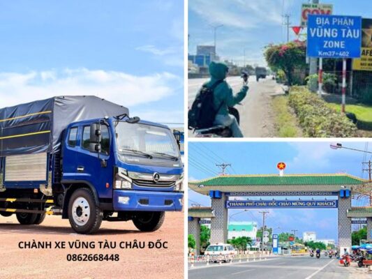 Chành xe chuyển hàng Vũng Tàu Châu Đốc