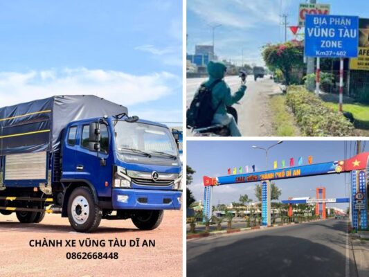 Chành xe chuyển hàng Vũng Tàu Dĩ An