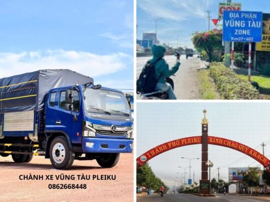 Chành xe chuyển hàng Vũng Tàu Pleiku