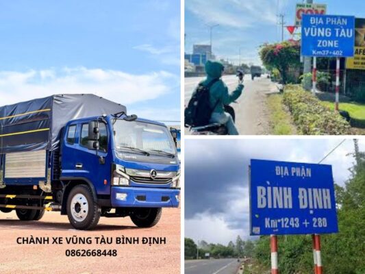 Chành xe chuyển hàng Vũng Tàu Bình Định