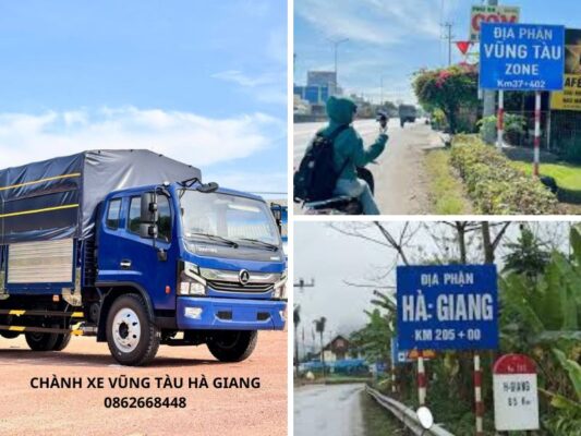 Chành xe chuyển hàng Vũng Tàu Hà Giang