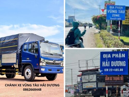 Chành xe chuyển hàng Vũng Tàu Hải Dương