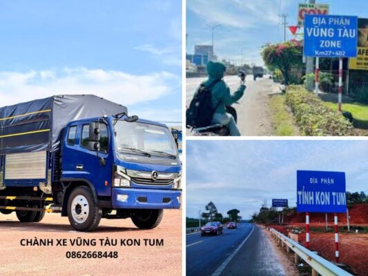 Chành xe chuyển hàng Vũng Tàu Kon Tum