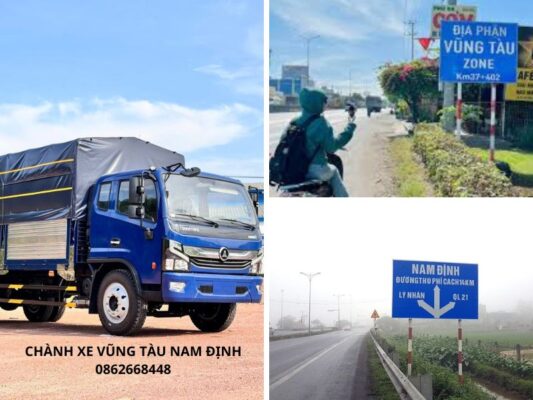 Chành xe chuyển hàng Vũng Tàu Nam Định