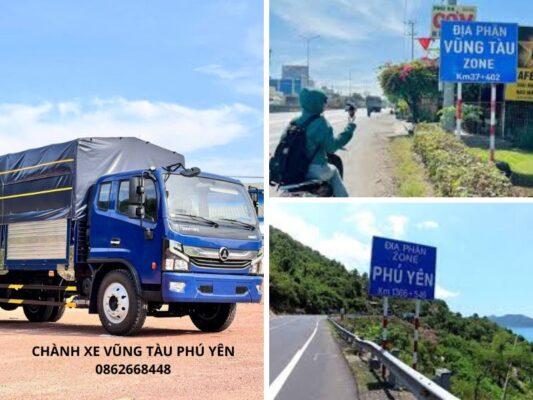 Chành xe chuyển hàng Vũng Tàu Phú Yên