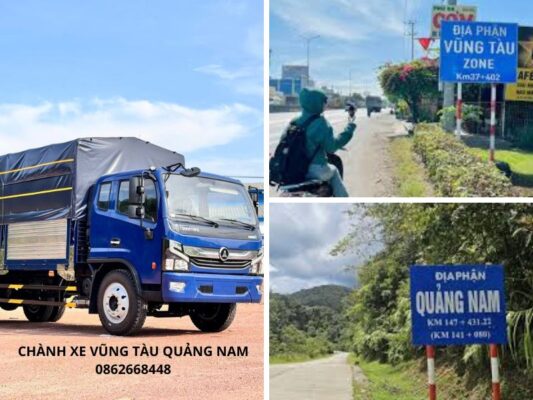 Chành xe chuyển hàng Vũng Tàu Quảng Nam