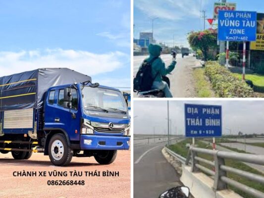 Chành xe chuyển hàng Vũng Tàu Thái Bình