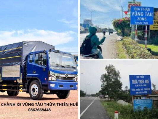 Chành xe chuyển hàng Vũng Tàu Thừa Thiên Huế