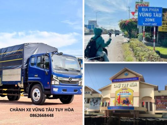 Chành xe chuyển hàng Vũng Tàu Tuy Hòa