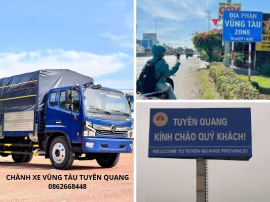 Chành xe chuyển hàng Vũng Tàu Tuyên Quang