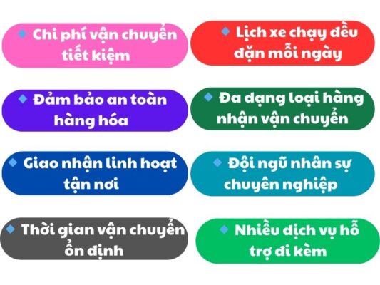 Tại sao chọn chành xe chuyển hàng Vũng Tàu Bắc Giang