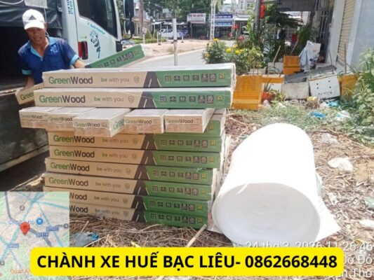 Chành xe chuyển hàng Huế Bạc Liêu