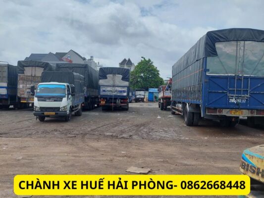 Chành xe chuyển hàng Huế Hải Phòng có các loại xe tải nào?