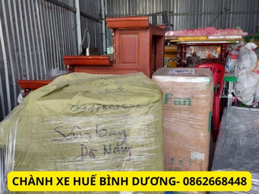 Kinh nghiệm chọn chành xe chuyển hàng Huế Bình Dương