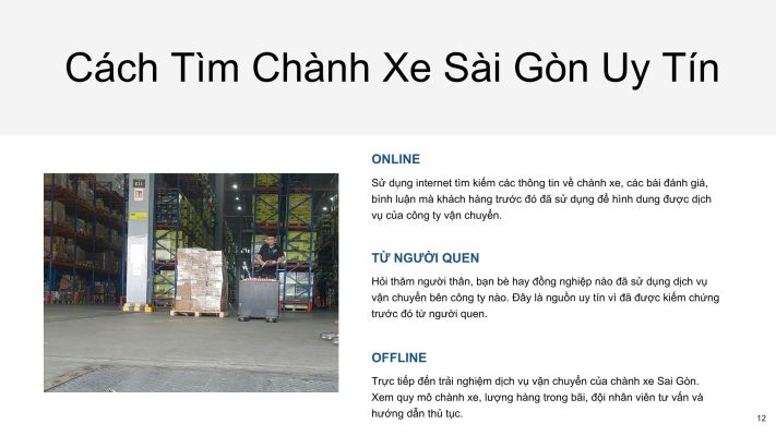 Cách Tìm Chành Xe Sài Gòn Uy Tín