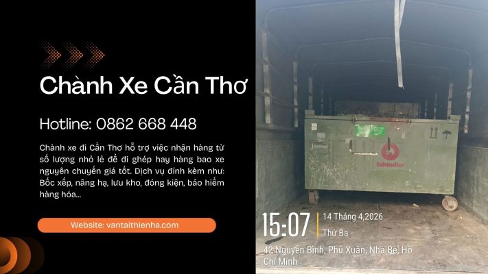 Chành Xe Cần Thơ Giá Rẻ