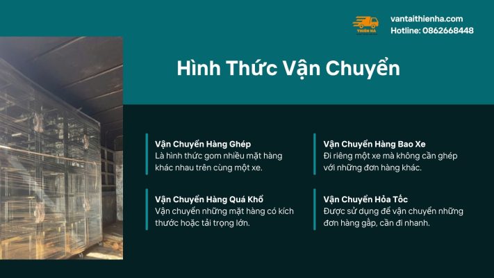 Hình Thức Vận Chuyển Hàng Đi Vĩnh Long