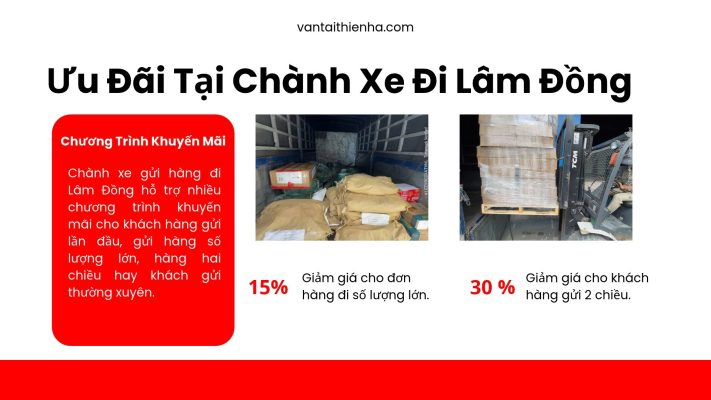 Ưu Đãi Tại Chành Xe Đi Lâm Đồng